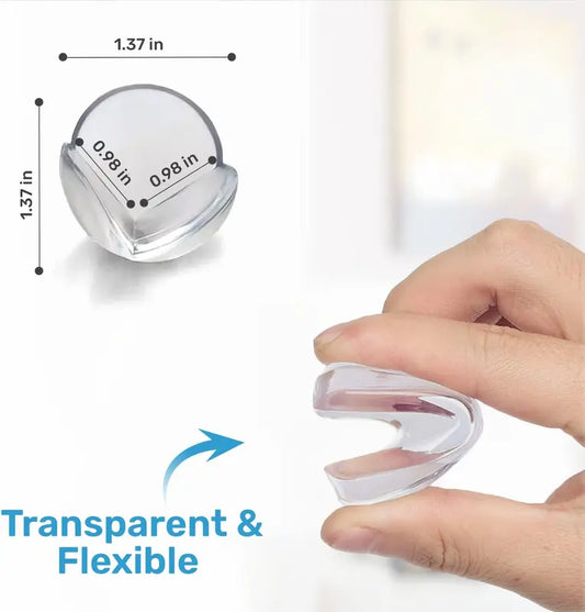 Braveloncosh® Table Corner Protectors For Bump Safety | 20 Pack, Clear