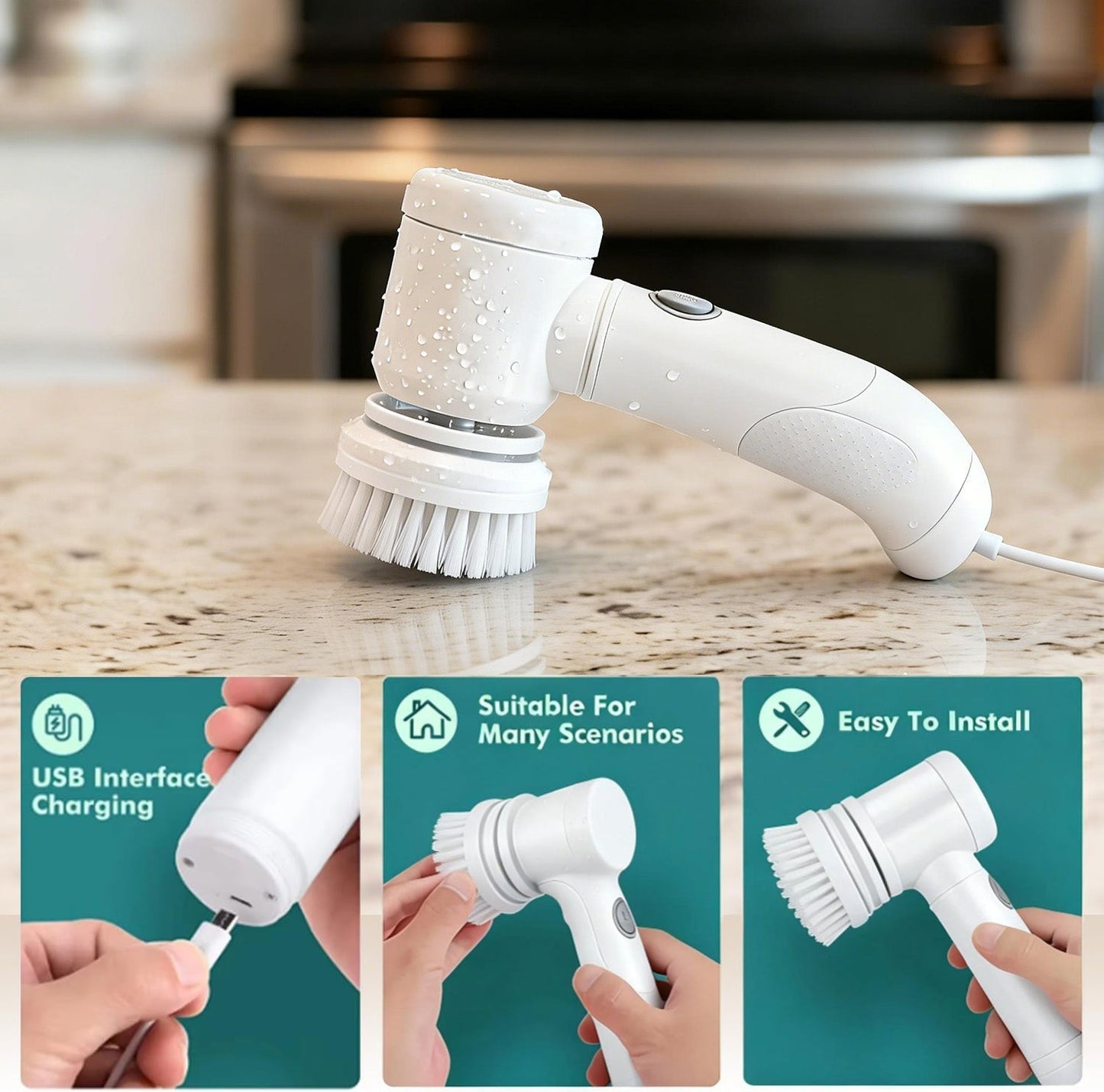 Braveloncosh® 2026 New Electric Spin Scrubber