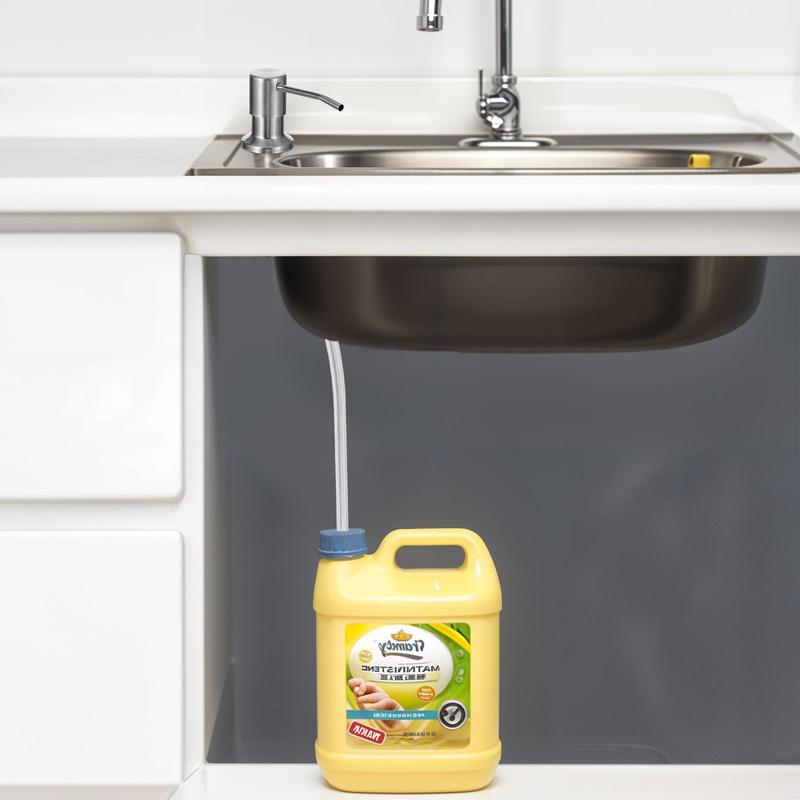 Braveloncosh® Dish Soap Dispenser for Kitchen Sink, Countertop Sink Soap Dispenser Water Pump with 105cm No-Spill Extension Tube Kit Design for Kitchen Bathroom, No More Refills-LU